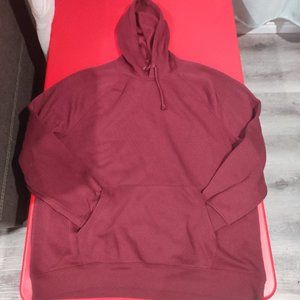 George maroon hoodie with kangaroo pocket men's size 2XL